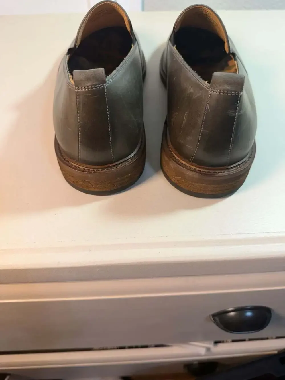 Warfield & Grand Menlo Leather Slip-On Loafers Size 10